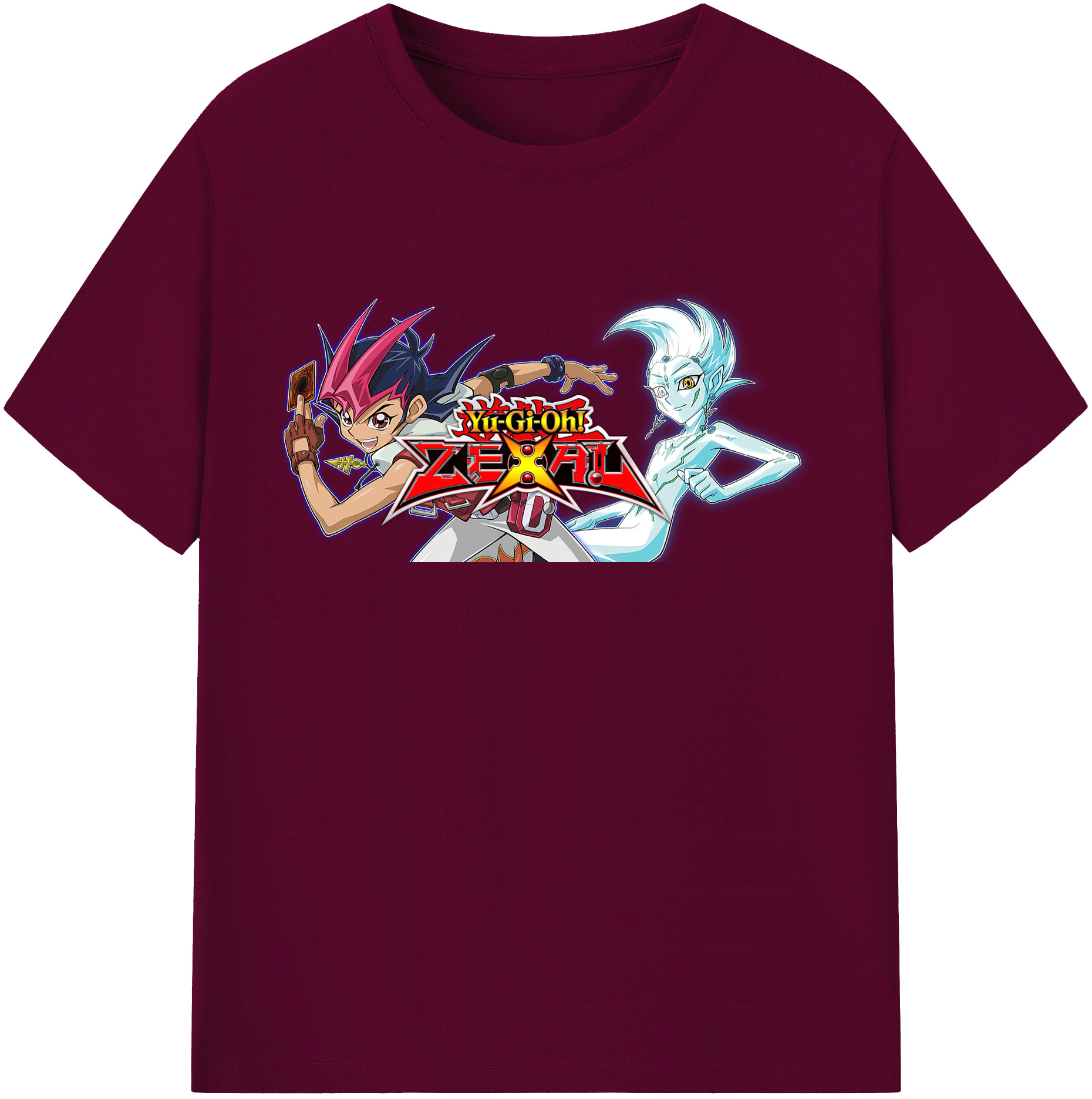 （画像用） 遊☆戯☆王 Yu-Gi-Oh! レディースカジュアルプリントTシャツ（綿100％）